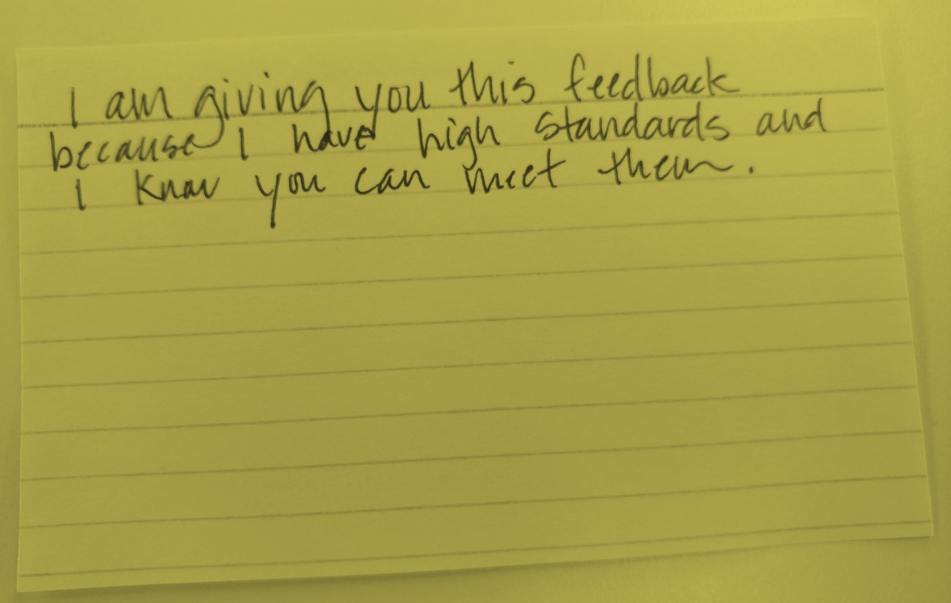 Can a small note attached to feedback change a student’s sense of ...