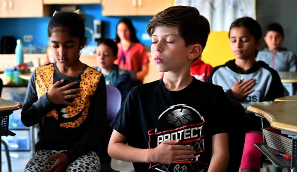 students calm