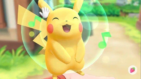 Screen shot of Pokemon Game